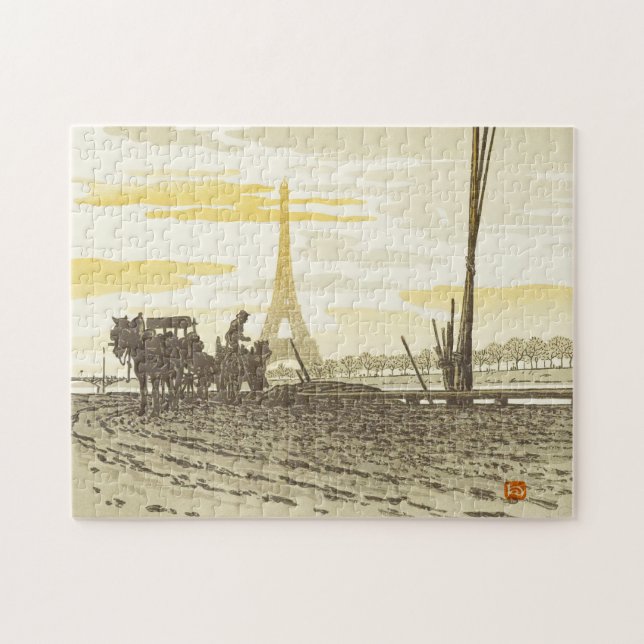 Quebra-cabeça  Eiffel Tower Coalmen 252 Piece (Horizontal)
