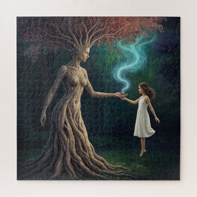 Quebra-cabeça "Eirene’s Woodland Crossing” – A Surreal Reality (Vertical)