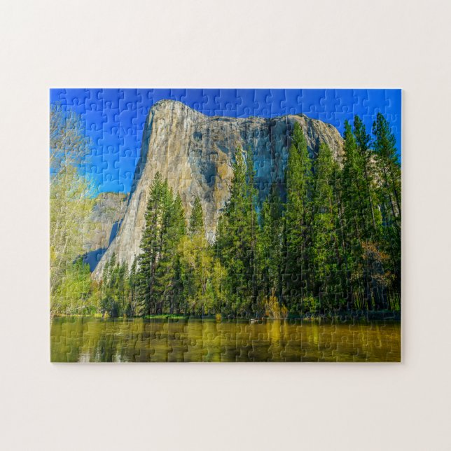 Quebra-cabeça El Capitan Merced Rio Yosemite. (Horizontal)