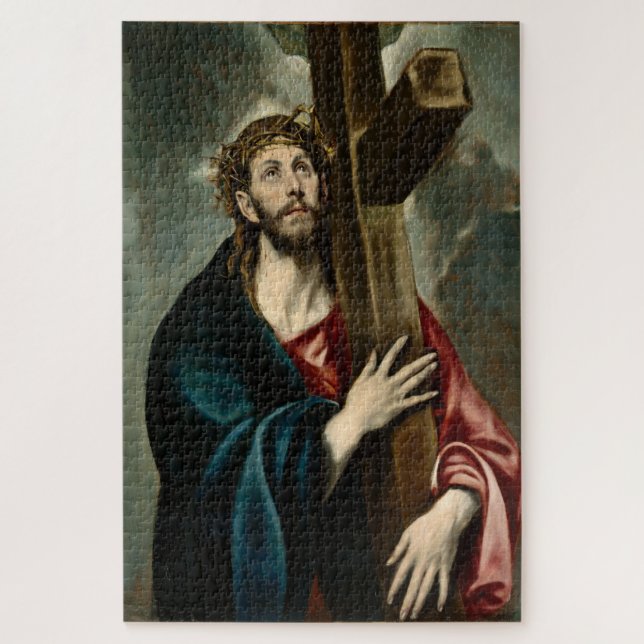 Quebra-cabeça El Greco - Christ Carrying The Cross  (Vertical)