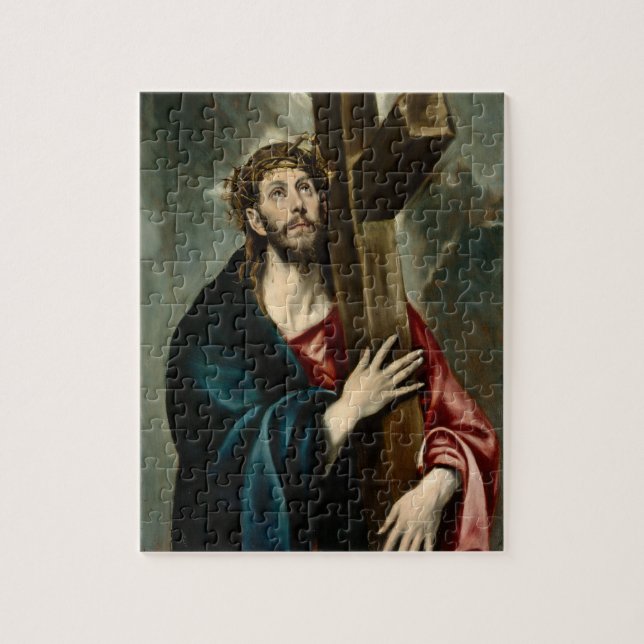 Quebra-cabeça El Greco - Christ Carrying The Cross (Vertical)