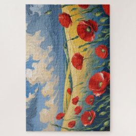 Quebra-cabeça El susurro del viento en las amapolas