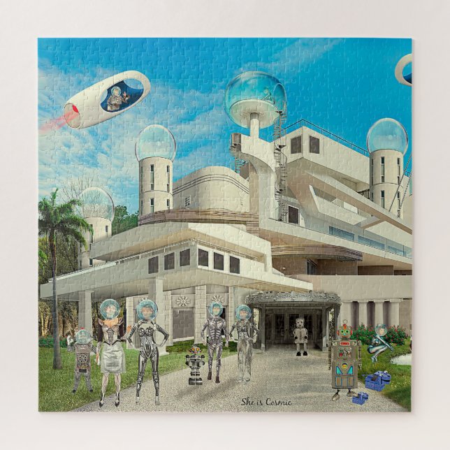 Quebra-cabeça Ela é cósmica (Vertical)