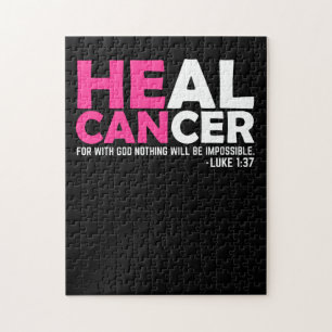 Quebra-cabeça Ele Consegue Curar Cancer Uma Consciência Incrív
