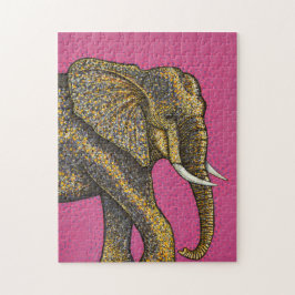 Quebra-cabeça Elefante africano