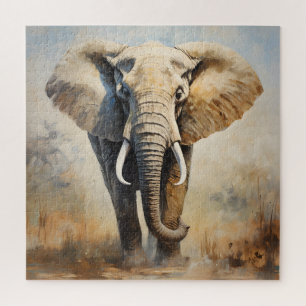 Quebra-cabeça Elefante Africano