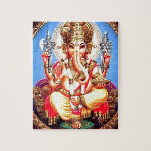 Quebra-cabeça Elefante indiano Ganesha (ग णे श)