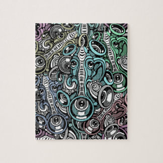 Quebra-cabeça elefante musical