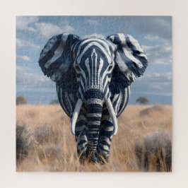 Quebra-cabeça Elefante No Disguise Zebra