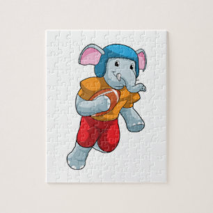 Quebra-cabeça Elefante no Futebol