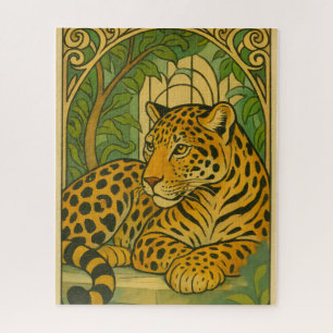 Quebra-cabeça Elegância da Selva Estilizada