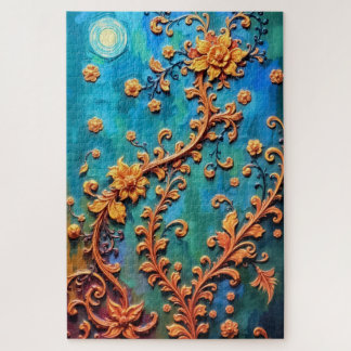 Quebra-cabeça Elegância Floral