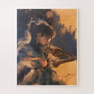 Quebra-cabeça elegant violen