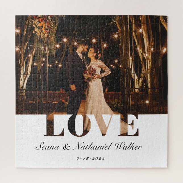 Quebra-cabeça Elegant Wedding Photo Keepsasaname (Vertical)