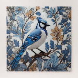 Quebra-cabeça Elegante Blue Jay William Morris Inspirou