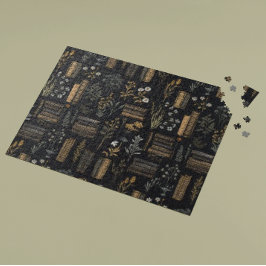 Quebra-cabeça Elegante Book Design - Academia Escura - Livro Vin