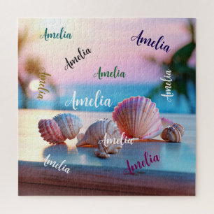 Quebra-cabeça Elegante de Verão Personalizado