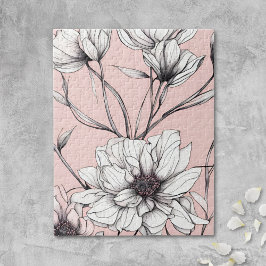 Quebra-cabeça Elegante Flor de Anêmona