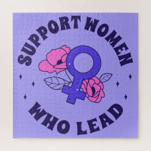 Quebra-cabeça Eleições Feministas - Apoiem Mulheres Que Lideram