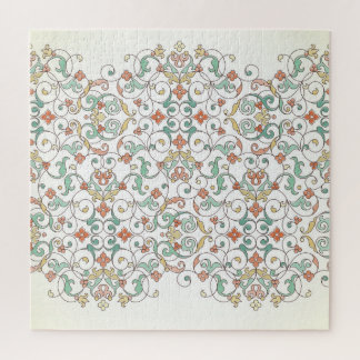 Quebra-cabeça Elemento da fronteira do ornamentado oriental.