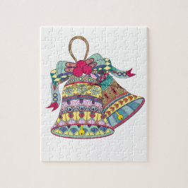 Quebra-cabeça Elemento decorativo dos sinos de Natal