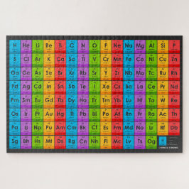 Quebra-cabeça Elementos da Mesa Periódica 1014 Peças
