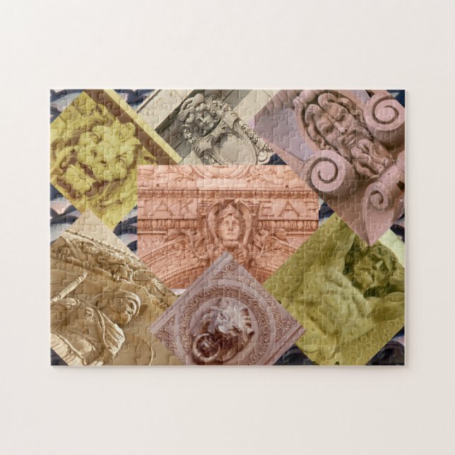 Quebra-cabeça - Elementos de arquitetura (Horizontal)