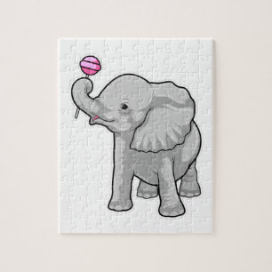 Quebra-cabeça Elephant Lollipop