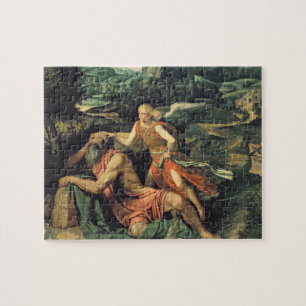 Quebra-cabeça Elijah visitou por um anjo, c.1534