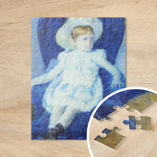 Quebra-cabeça Elsie em uma cadeira azul Mary Cassatt