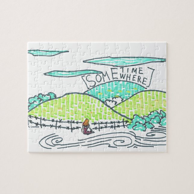 Quebra-cabeça Em algum lugar / Algum tempo (Horizontal)