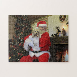 Quebra-cabeça Em borracha e papai noel