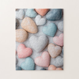 Quebra-cabeça em forma de coração