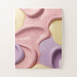 Quebra-cabeça em gráfico abstrato elegante