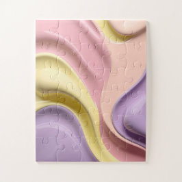 Quebra-cabeça em gráfico abstrato elegante