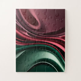 Quebra-cabeça em gráfico abstrato elegante