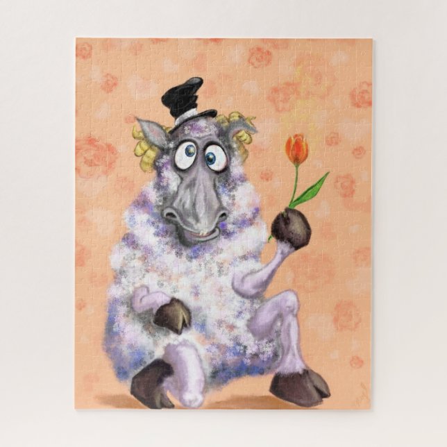 Quebra-cabeça Em Love Ram - Gentleman - Adicione Seu Texto / Nom (Vertical)