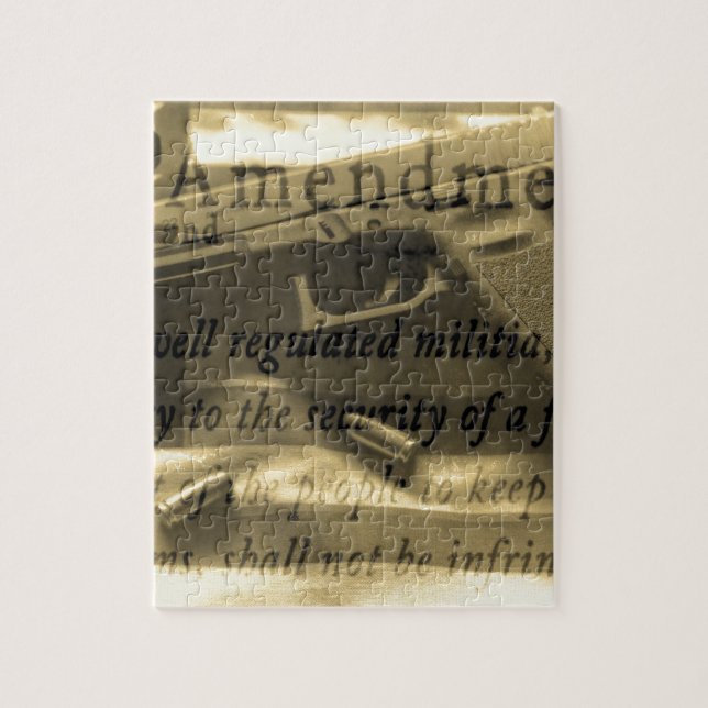 Quebra-cabeça Em segundo Amedment (Vertical)