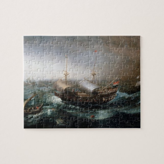 Quebra-cabeça Embarcações mercantes holandesas e um Smalschip (Horizontal)