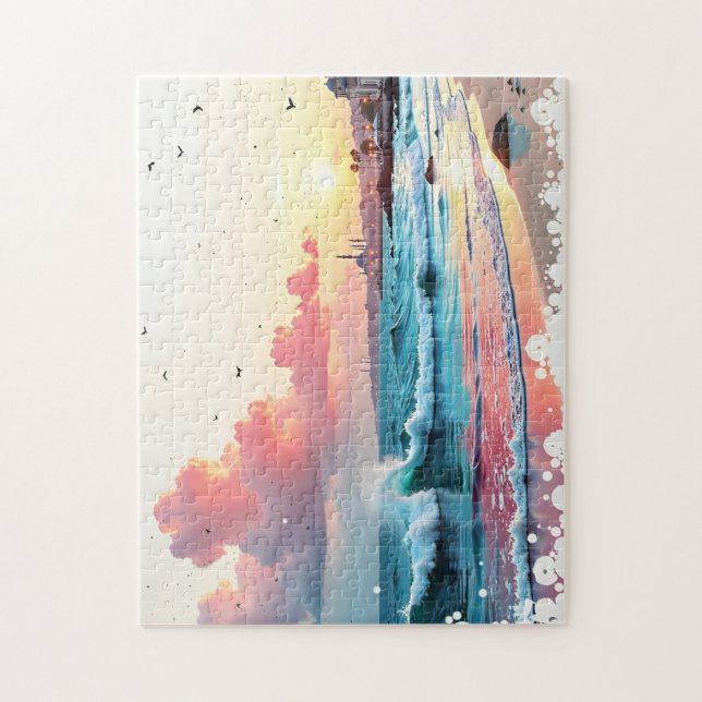 Quebra-cabeça embate (Vertical)