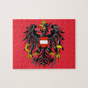 Quebra-cabeça emblema da áustria