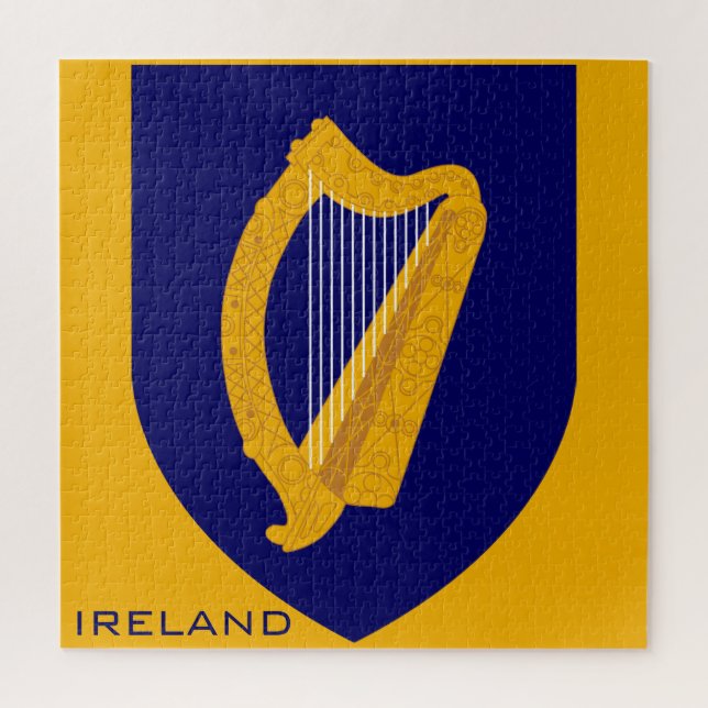 Quebra-cabeça emblema da irlanda (Vertical)