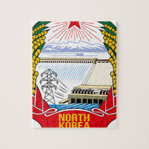 Quebra-cabeça Emblema do DPRK (Coreia do Norte)