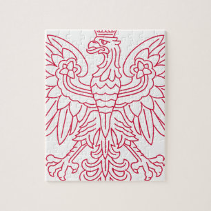 Quebra-cabeça Emblema polonês - protetor do Polônia - erva