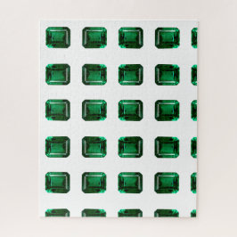 Quebra-cabeça Emerald Gemstone Green