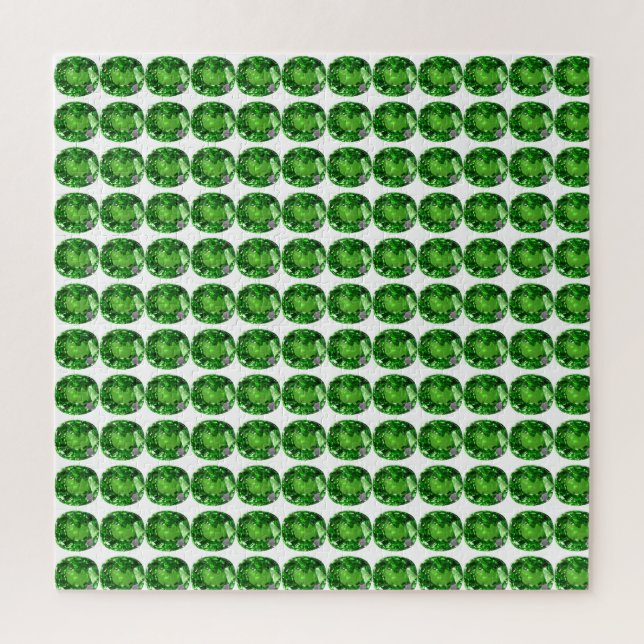 Quebra-cabeça Emerald Gemstone, Verde (Vertical)