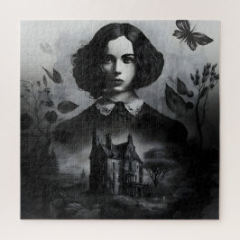 Quebra-cabeça Emily Bronte, Escritora gótica vitoriana de Jane E
