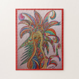 Quebra-cabeça "Emplumou-se gabarito da festa" viu o