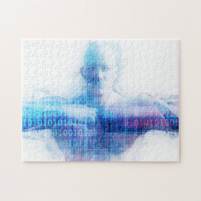 Quebra-cabeça Empresas do setor das tecnologias emergentes (Horizontal)