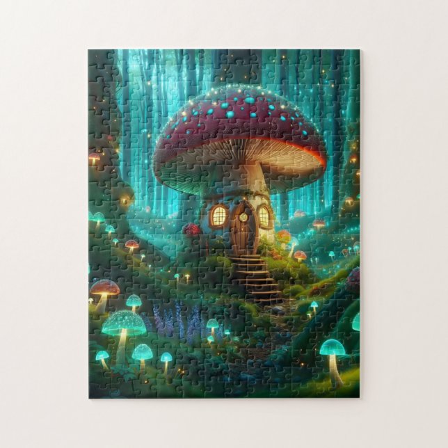 Quebra-cabeça Encantado Mushroom Haven (Vertical)